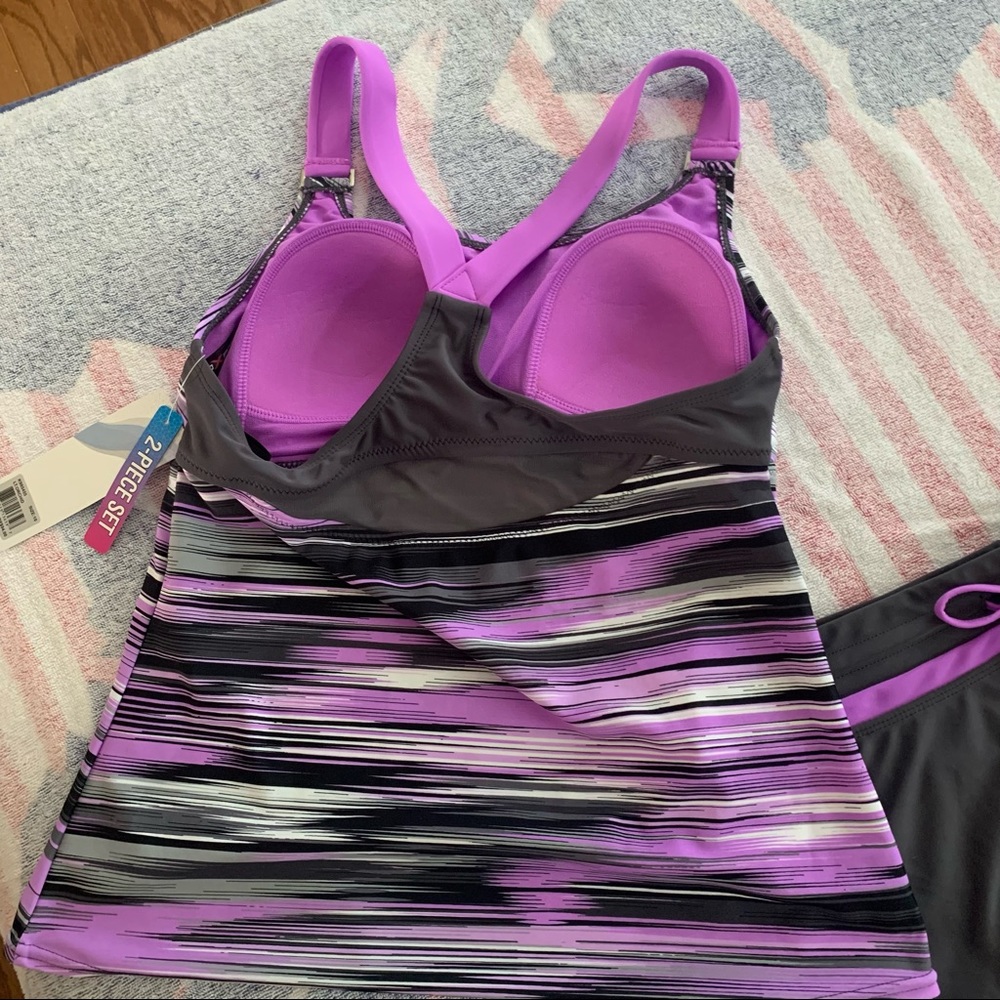 NWT ZeroXposur Short/Tankini Swim Set Size 10 - Picture 12 of 14